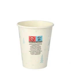 PAPSTAR Trinkbecher, Pappe 0,2 l Ø 8 cm, 9,2 cm "Hello Winter"