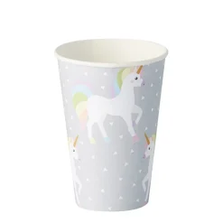 PAPSTAR Trinkbecher, Pappe 0,2 l Ø 7 cm, 9,7 cm "Unicorn"