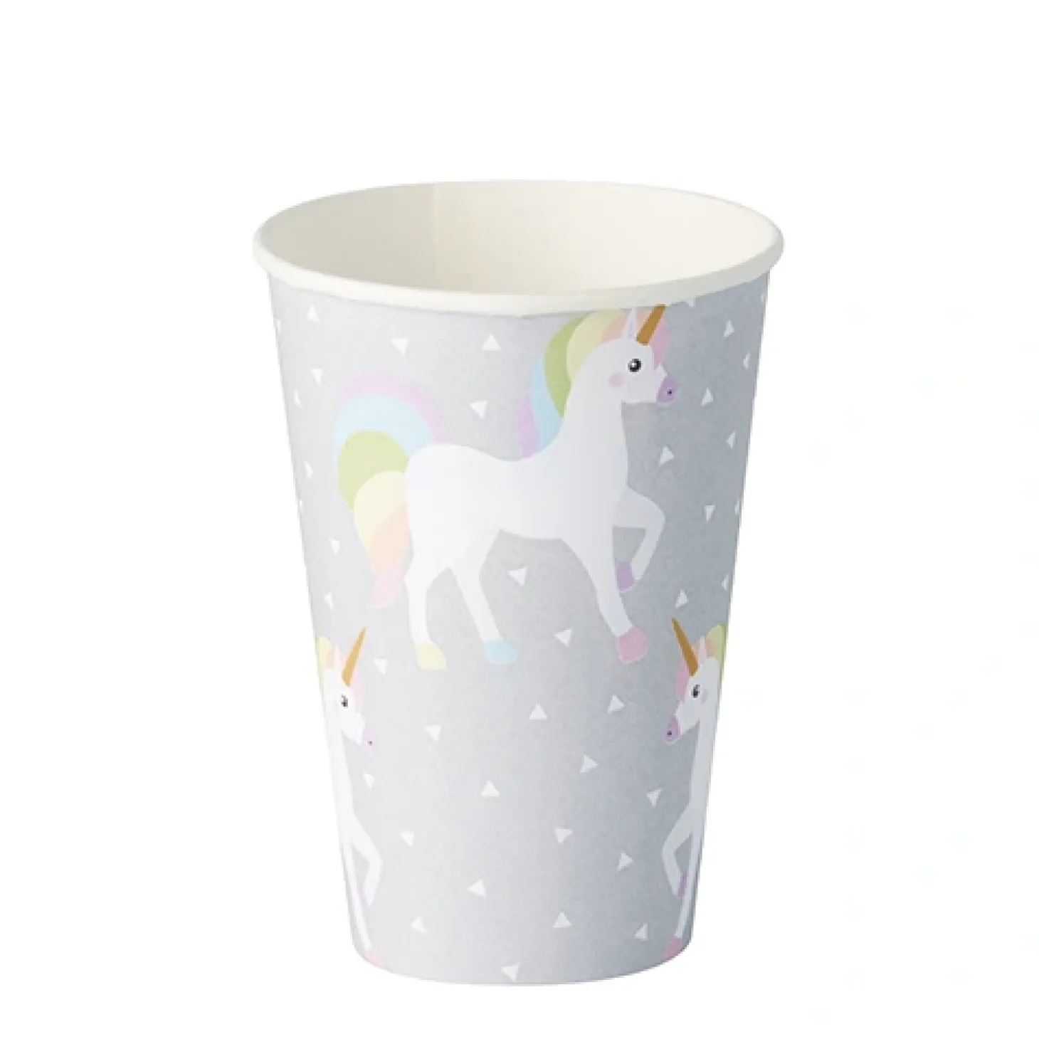 PAPSTAR Trinkbecher, Pappe 0,2 l Ø 7 cm, 9,7 cm "Unicorn"