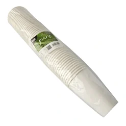 PAPSTAR Trinkbecher, Pappe 0,4 l Ø 9 cm, 13,9 cm weiß