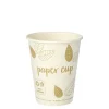 PAPSTAR Trinkbecher, Pappe "pure" 0,2 l Ø 8 cm, 9,2 cm "ZERO"