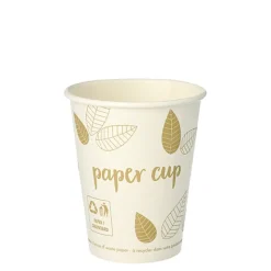 PAPSTAR Trinkbecher, Pappe "pure" 0,2 l Ø 8 cm, 9,2 cm "ZERO"