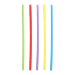 PAPSTAR Trinkhalme, Papier Ø 6 mm, 20 cm farbig sortiert