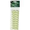 PAPSTAR Trinkhalme, Papier Ø 6 mm, 20 cm farbig sortiert "Dots"