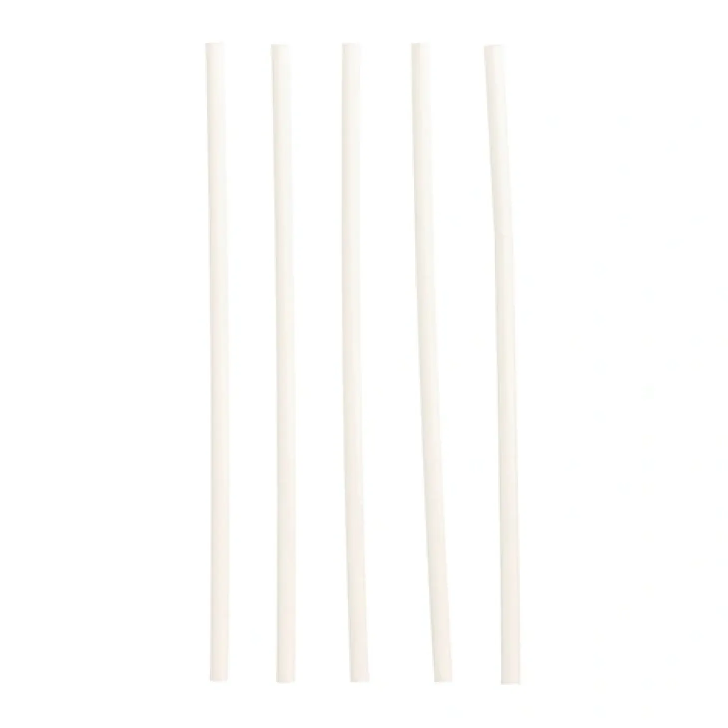 PAPSTAR Trinkhalme, Papier Ø 6 mm, 20 cm weiß
