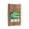 PAPSTAR Trinkhalme Papier "pure" Ø 6 mm, 20 cm braun flexibel
