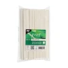 PAPSTAR Trinkhalme Papier "pure" Ø 6 mm, 20 cm weiß flexibel