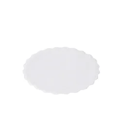 PAPSTAR Tropfdeckchen rund Ø 8,5 cm weiß