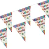 PAPSTAR Wimpelkette, Folie 4 m "Happy Birthday" wetterfest