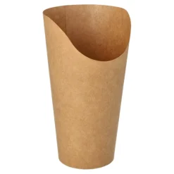 PAPSTAR Wrap Cups, Pappe 590 ml 15,9 cm x 6 cm x 8 cm braun