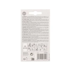 PAPSTAR Zahlenkerze mit Halter 7 cm silber 