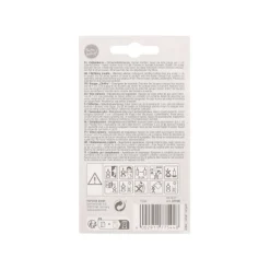 PAPSTAR Zahlenkerze mit Halter 7 cm silber "3"