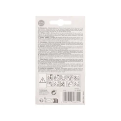 PAPSTAR Zahlenkerze mit Halter 7 cm silber "2"
