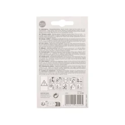 PAPSTAR Zahlenkerze mit Halter 7 cm silber "8"