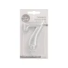 PAPSTAR Zahlenkerze mit Halter 7 cm silber "7"