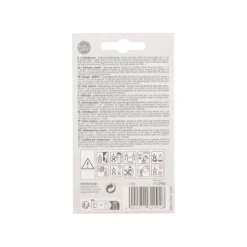 PAPSTAR Zahlenkerze mit Halter 7 cm silber "6"