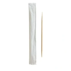 PAPSTAR Zahnstocher, Holz gehüllt "pure" rund 6,5 cm