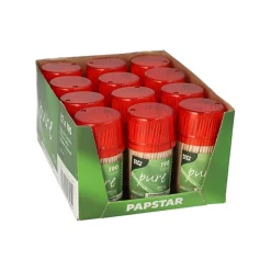 PAPSTAR Zahnstocher, Holz "pure" rund 6,5 cm im Spender