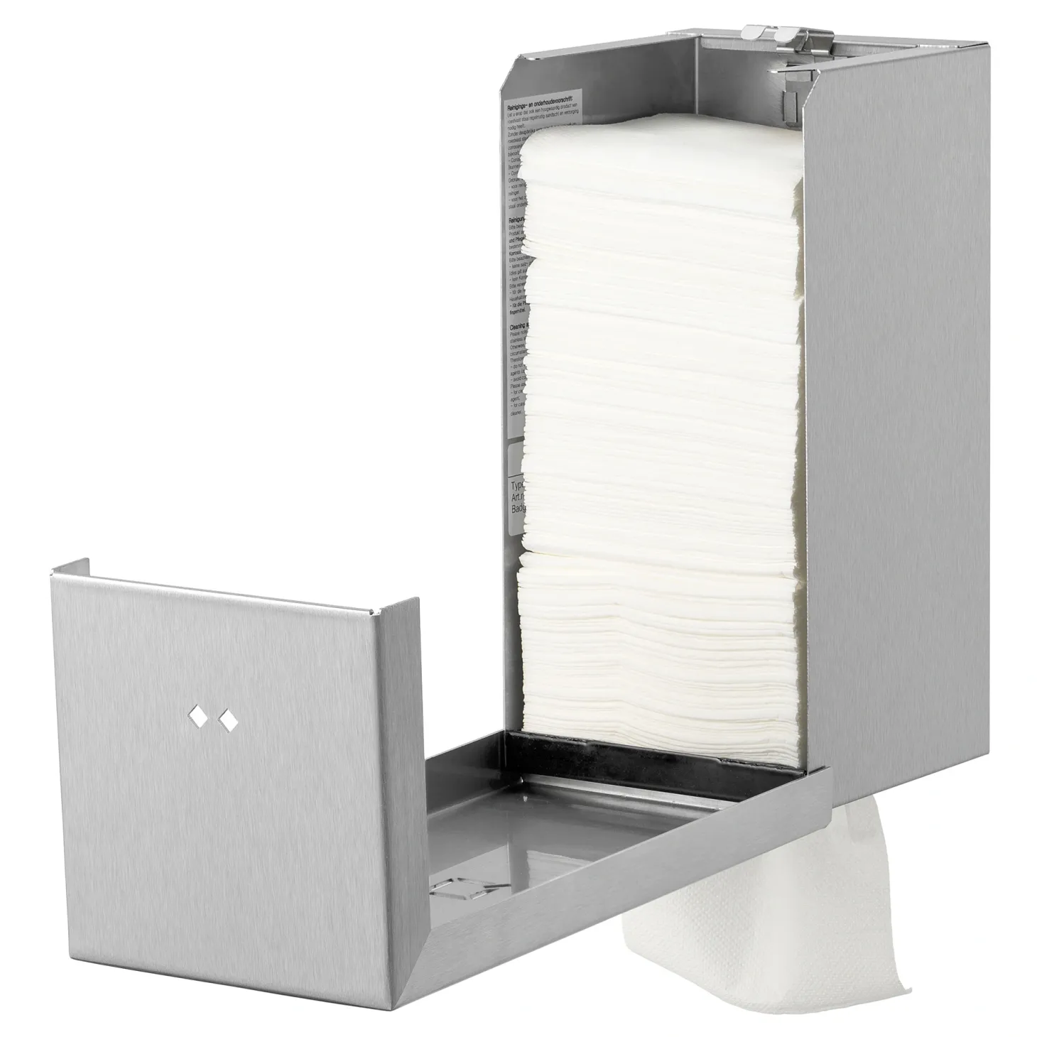 Qbic-line Toilettenpapierspender Einzelblatt QTT2 SSL