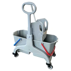 RMV Doppelfahrwagen ECO 2 x 18 Liter, Kunststoff mit Seitengriff