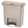 Rubbermaid Slim Jim Step on Abfallbehälter 15 Liter Front Step