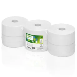 Satino by Wepa Comfort Toilettenpapier Midi Jumbo hochweiß JT2, 2-lagig, 320 Meter