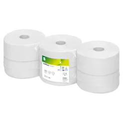 Satino by Wepa Comfort Toilettenpapier Midi Jumbo hochweiß JT2, 2-lagig, 380 Meter