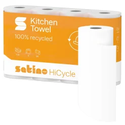 Satino by Wepa HiCycle Küchenrollen Recycling 3-lagig hochweiß