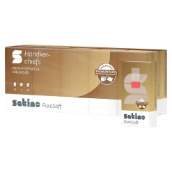 Satino by Wepa PureSoft Taschentücher 4-lagig, beige