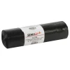 SEMYtop LDPE-Regenerat Zugbandsäcke 35 Liter, schwarz, 30 my (Typ 60 extra)