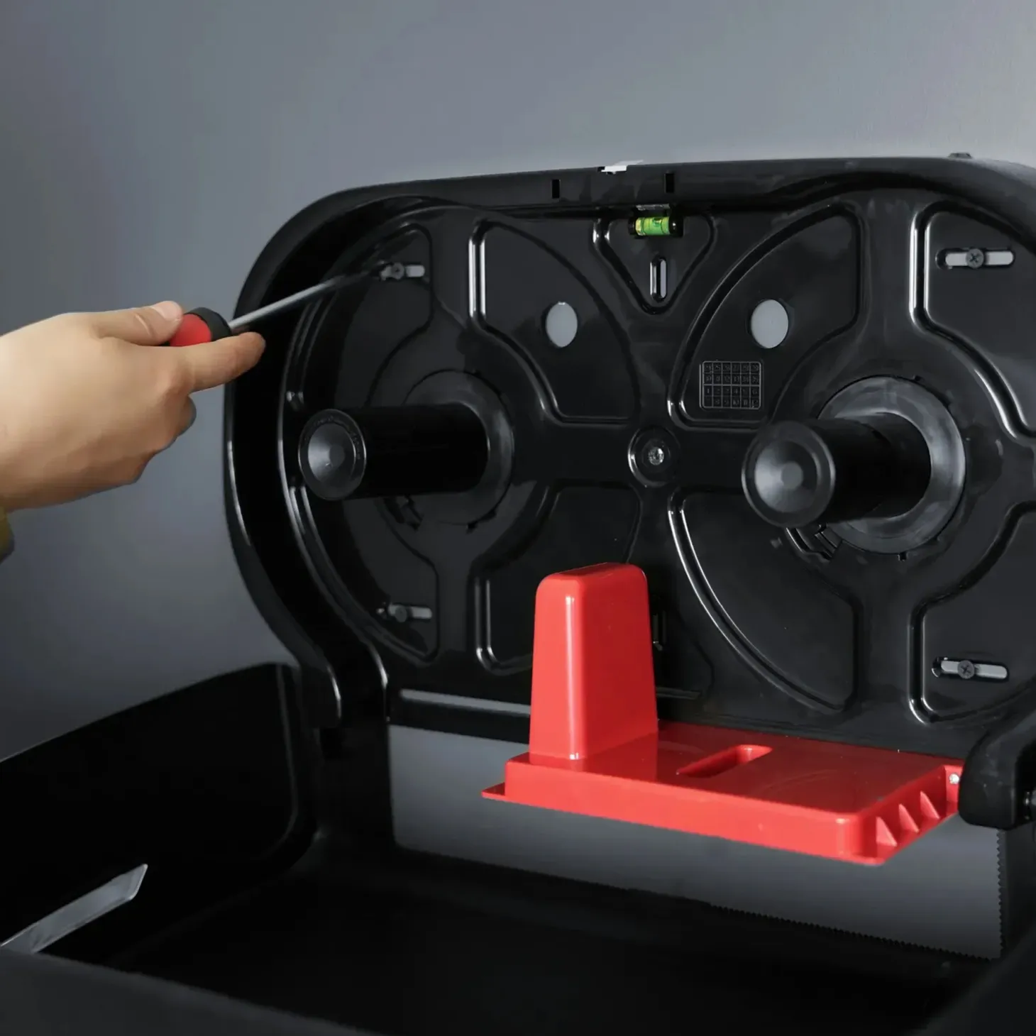 SEMYtop Maxi Jumbo Toilettenpapierspender für 2 Rollen bis Ø 23 cm