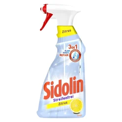 Sidolin streifenfrei Zitrus Glasreiniger mit Sprühpistole