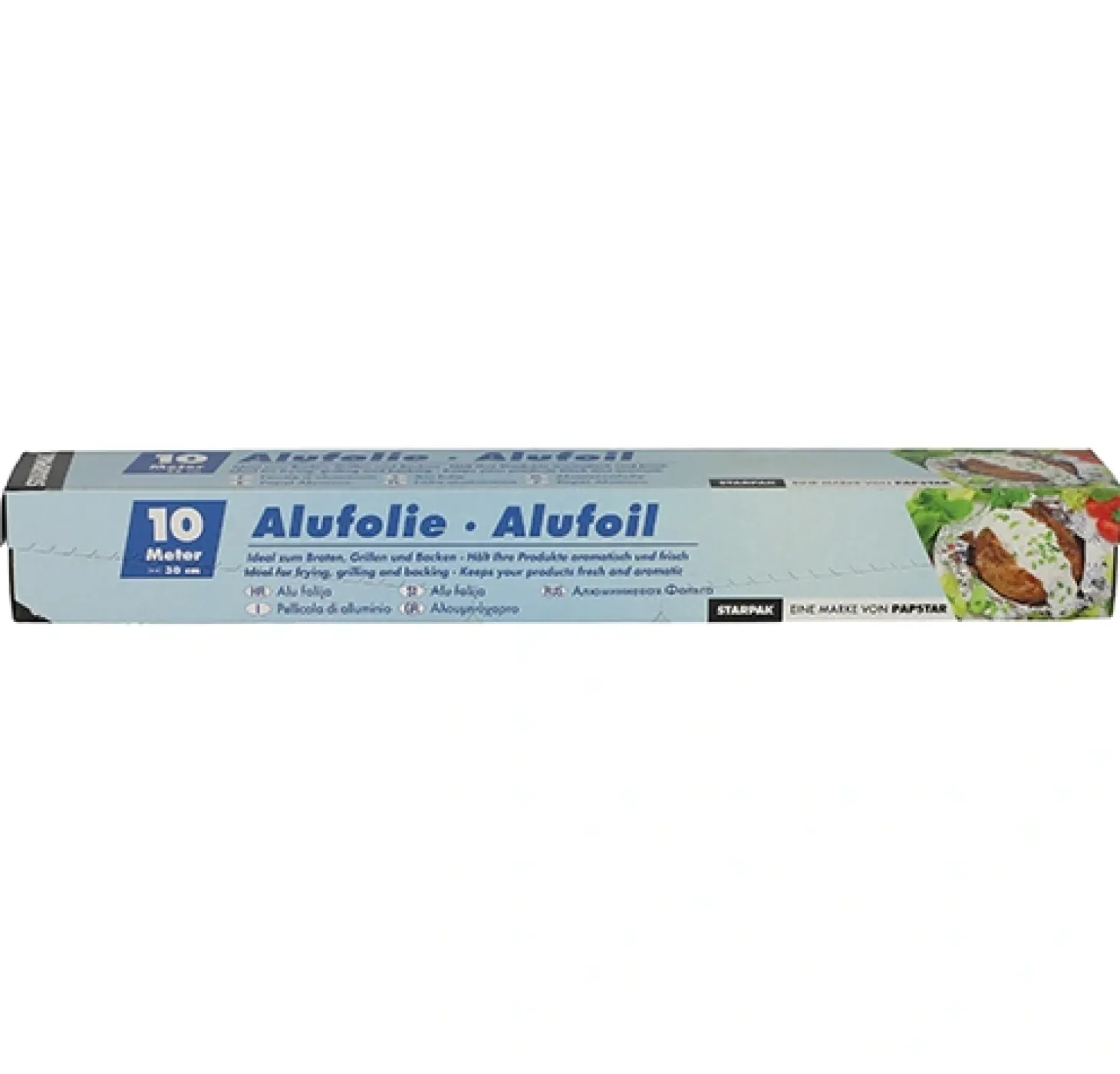 Starpak Alufolie 10 m x 30 cm in Faltschachtel