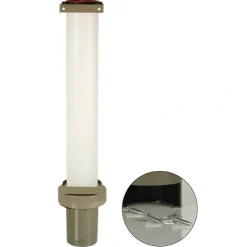 Starpak Becherspender, PS 67 cm x 13 cm x 15,5 cm grau für 100 Becher mit oberem Ø 7,03 cm