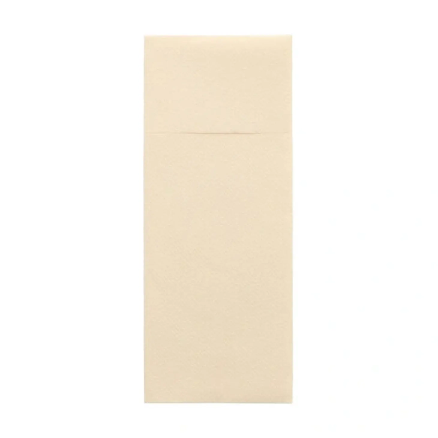 Starpak Bestecktaschen, Airlaid 40 cm x 33 cm creme mit Besteckfalz, 5 x 100 Stück