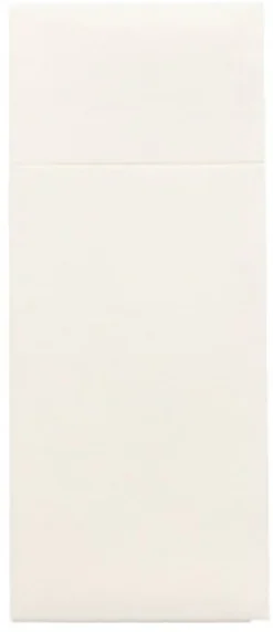 Starpak Bestecktaschen, Airlaid 40 cm x 33 cm weiß mit Besteckfalz, 5 x 100 Stück