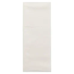 Starpak Bestecktaschen, Airlaid 40 cm x 48 cm weiß mit Besteckfalz