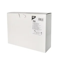 Starpak Bestecktaschen, Airlaid 40 cm x 48 cm weiß mit Besteckfalz