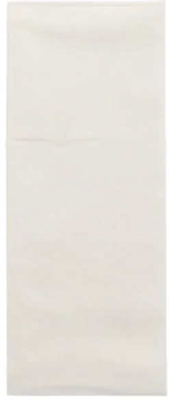 Starpak Bestecktaschen, Airlaid 40 cm x 48 cm weiß mit Besteckfalz