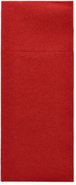 Starpak Bestecktaschen, Airlaid 40 cm x 33 cm bordeaux mit Besteckfalz, 480 Stück