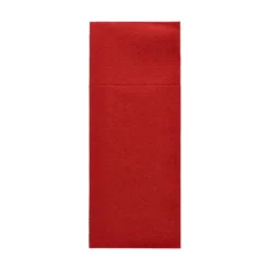 Starpak Bestecktaschen, Airlaid 40 cm x 33 cm bordeaux mit Besteckfalz, 480 Stück