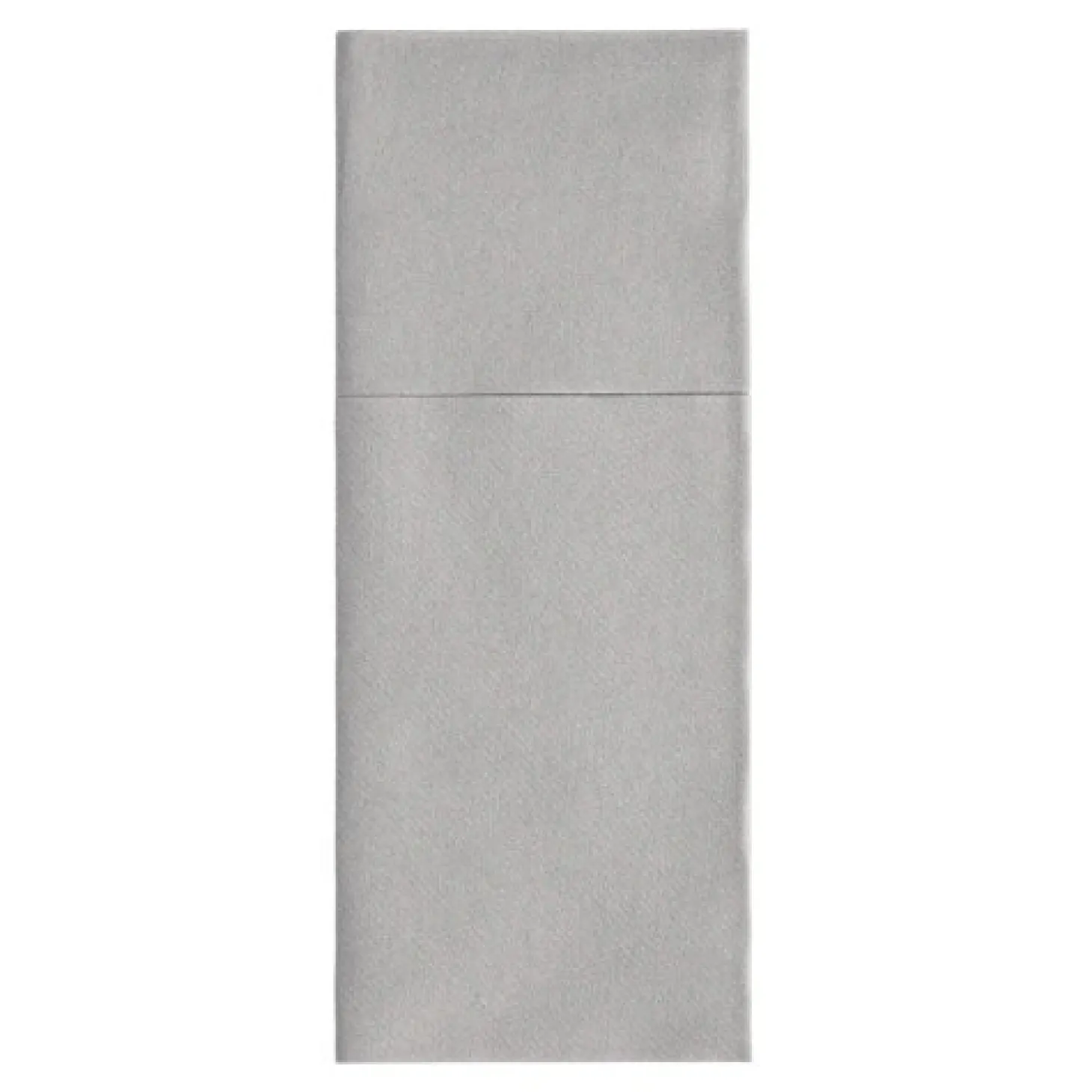 Starpak Bestecktaschen, Airlaid 40 cm x 48 cm grau "Premium" mit Besteckfalz