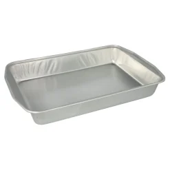 Starpak Bratschalen, Alu eckig 3,15 l 5 cm x 25 cm x 36,6 cm silber