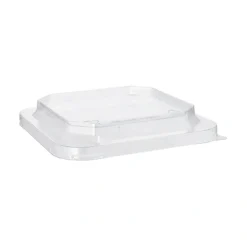 Starpak Deckel für Lunchboxen PET eckig 2,5 cm x 16,2 cm x 16,2 cm transparent