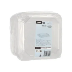 Starpak Deckel für Lunchboxen PET eckig 2,5 cm x 16,2 cm x 16,2 cm transparent