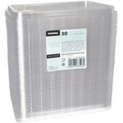 Starpak Deckel für Mikrowellenschalen 2 cm x 23,4 cm x 18,7 cm transparent