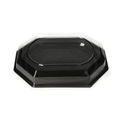 Starpak Deckel für Servierplatten, PET 35 cm x 25 cm x 6,3 cm transparent