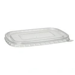 Starpak Deckel für Verpackungsbecher, PP rechteckig 1 cm x 17,3 cm x 12,3 cm transparent