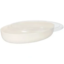 Starpak Deckel PET für Schalen oval 1 cm x 19,5 cm x 30,5 cm glasklar "Cella"