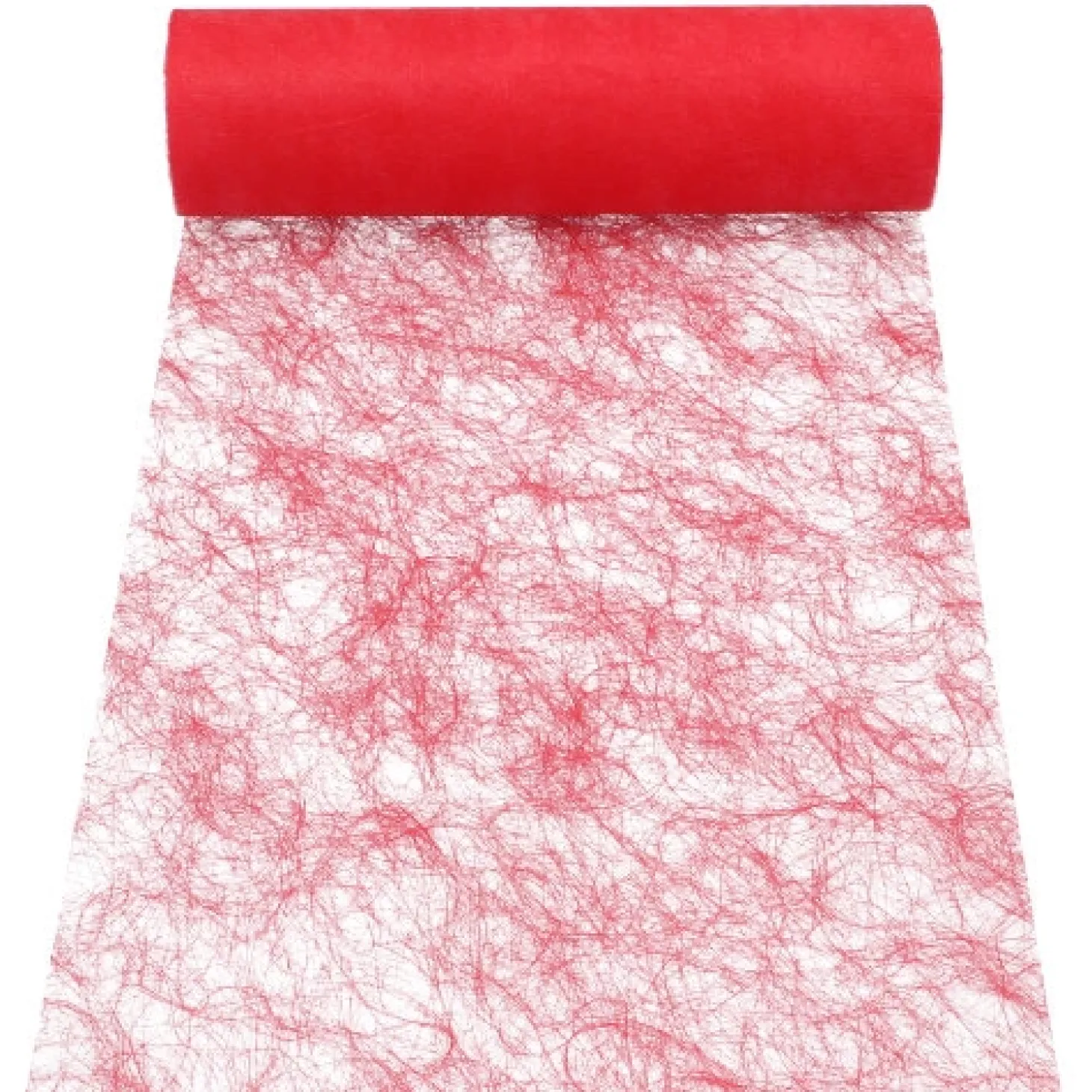 Starpak Dekoband "Sizoflor" 25 m x 30 cm rot